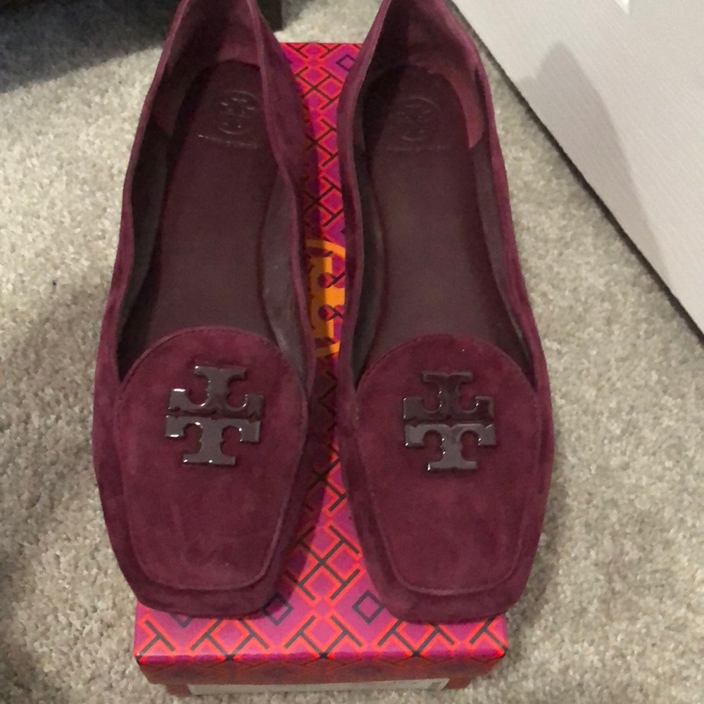 Tory Burch Burgundy flats